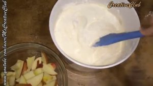 Пышная шарлотка с яблоками в мультиварке   Рецепт   Выпечка