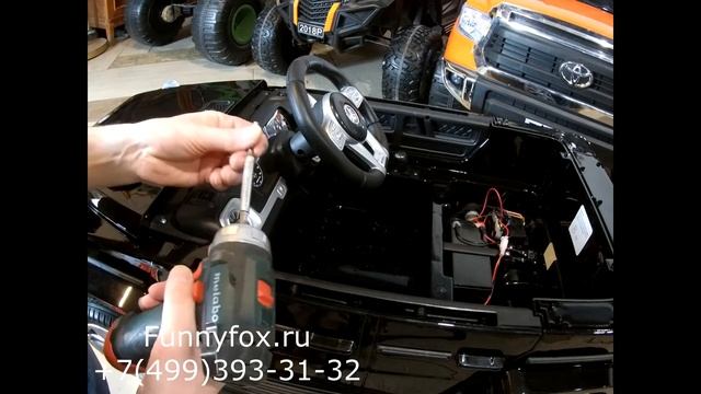 Детский электромобиль Mercedes-Benz G63 T999TT сборка смотреть онлайн