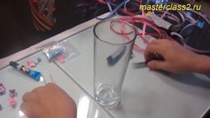 Декор вазы для букета из ткани. Часть 2