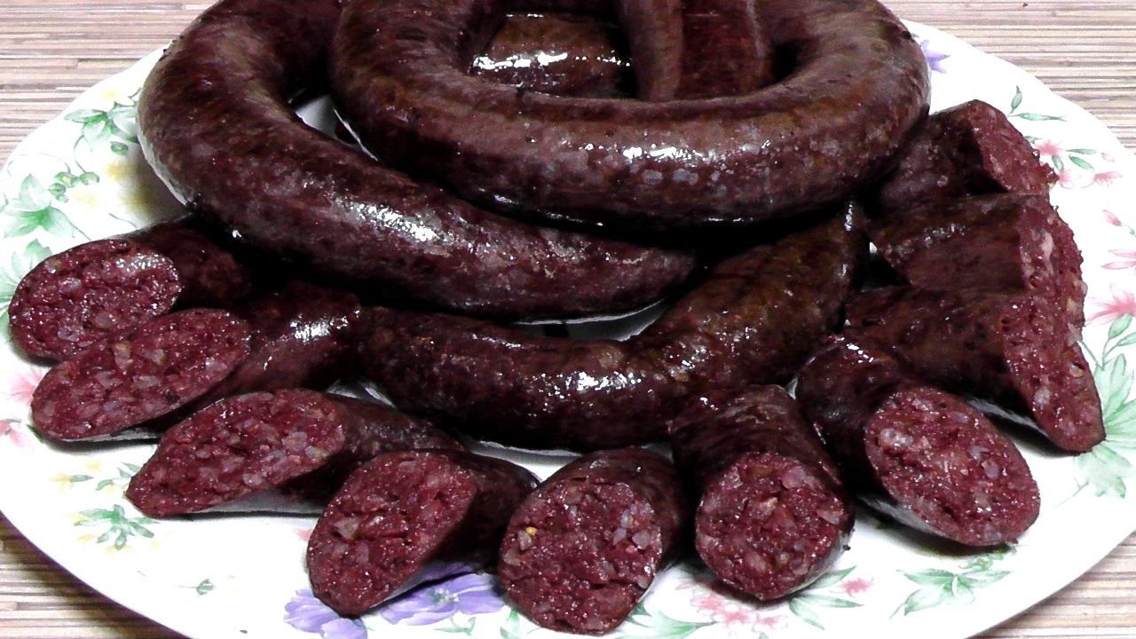 Кровяная колбаса за 20 минут с фаршем / простой РЕЦЕПТ Кровянка