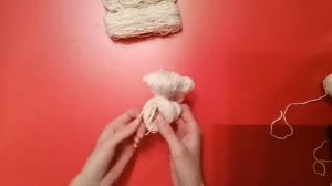 Собачка из ниток. Игрушки и поделки своими руками из ниток (пряжи).