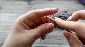 Узелковая боковая кромка спицами ??