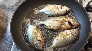 Ласкирь (карась морской) черноморский жаренный