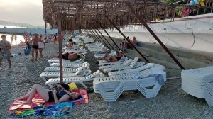 Пляж Виктория возле Кабардинки