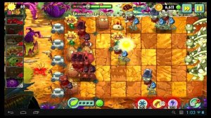 Юрское Болото - 25 день прохождение (только мины) - Растения против Зомби 2