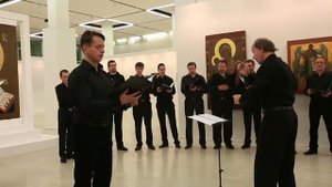 Мужской церковный хор - на выставке "Рюриковичи" (2014)