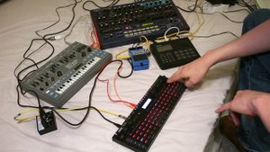 Korg SQ-64 : gwEm's first jam