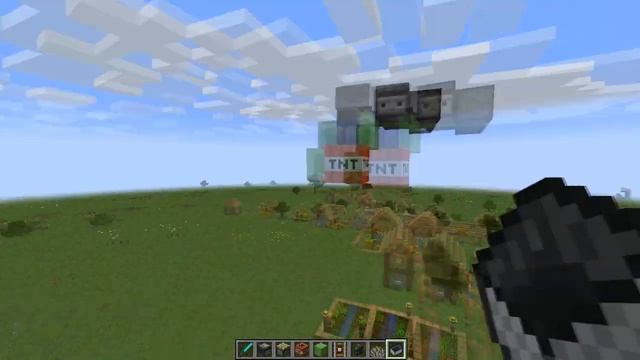 Как сделать двигающийся бомбардировщик в майнкрафте смотреть онлайн