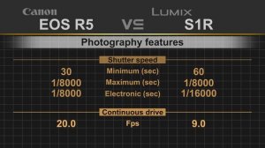 Canon EOS R5 vs Panasonic Lumix S1R