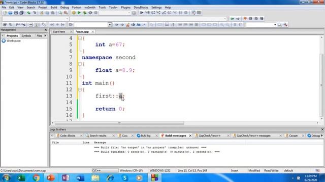 Namespace in C++ | C++ Tutorial for Beginners | CH 1 module 4| 3RI Technologies