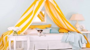 как сделать балдахин над кроватью спальни своими руками