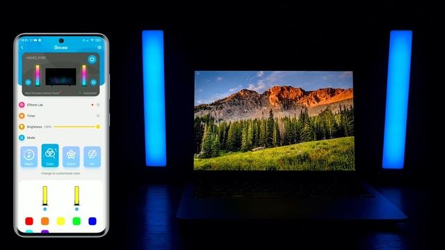 GOVEE FLOW RGBIC Lights Bars -Full Features Setup смотреть онлайн