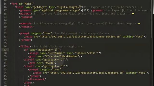 Cisco IOS IVR с помощью VXML смотреть онлайн