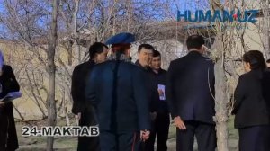 Erkinjon Turdimov 24 Maktabdagi tashrifi | Самарканд вилоят хокими