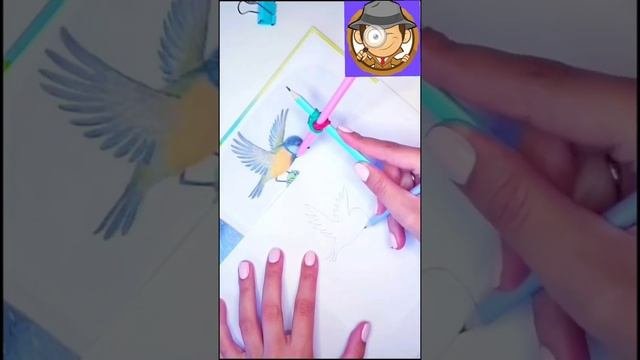 лайфхаки//как можно срисовывать картинку