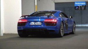 Audi R8 V10 звук выхлопа