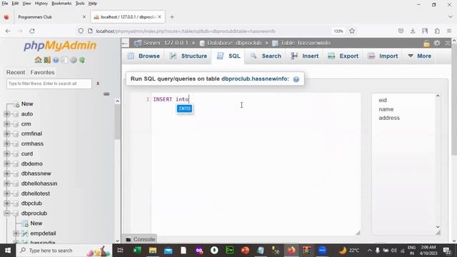 11.Not Null|not null constraint in mysql|not null constraint tutorial  in mysql|not null constraint