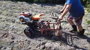 Копка картошки грохотной копалкой(1)