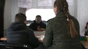 Логопедическое занятие с ребёнком-аутистом ч.1