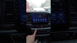 Teyes CC3 6/128 на автомобиле Hyundai Sonata 7 LF 2017-2019 минимальная комплектация авто.