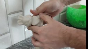 Как сделать новогодние игрушки из гипса на 2023 год Кролика