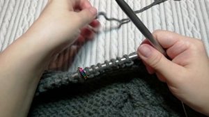 Свитер с косами /Часть 2/ Вяжем перед и спинку.