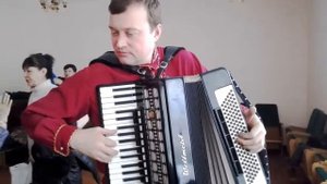 Наигрыш и барыня на аккардионе.