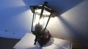 Настенный уличный светильник Фонарь шестигранник!