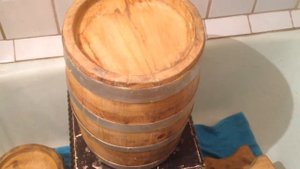 Вощение дубовых бочек