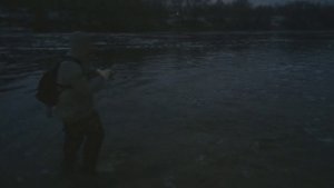 Ловля судака зимой на воблеры на Москве реке