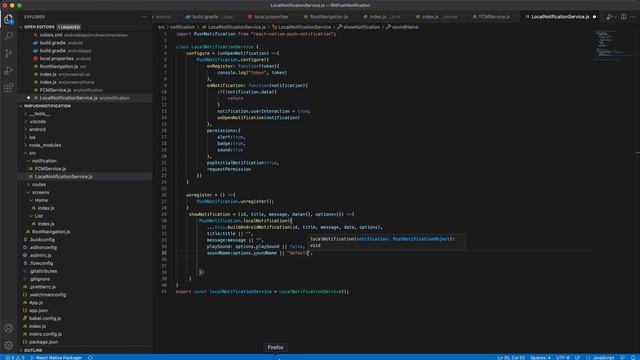 React Native Integrating Push Notifications with Firebase navigate to screen смотреть онлайн