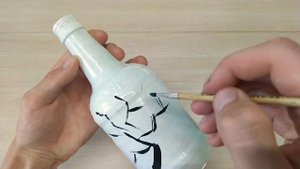 Декупаж бутылок своими руками для начинающих Мастер класс