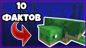 10 ФАКТОВ О ЧЕРЕПАХАХ В МАЙНКРАФТ! ИСТОРИЯ