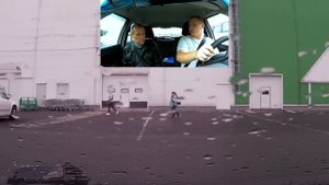 Упражнение заезд в гараж справа и слева. Практика