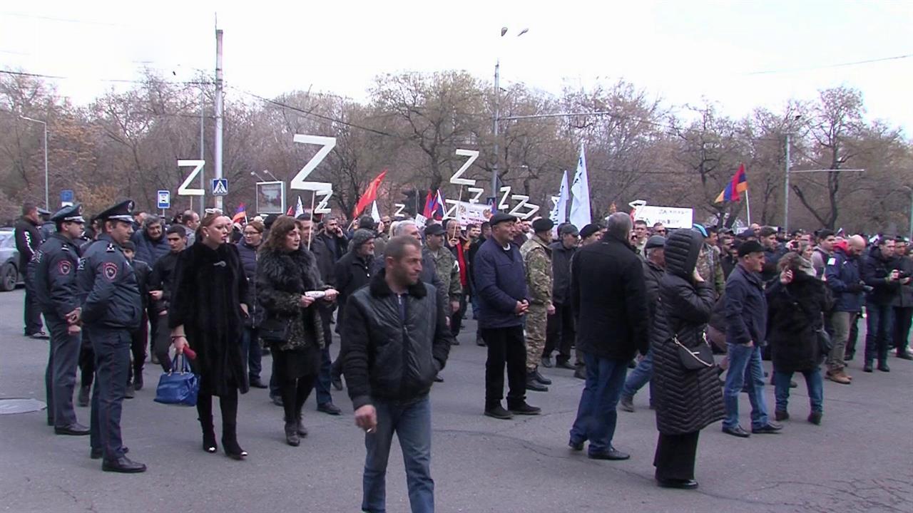 В Ереване прошла акция в поддержку специальной операции на Украине