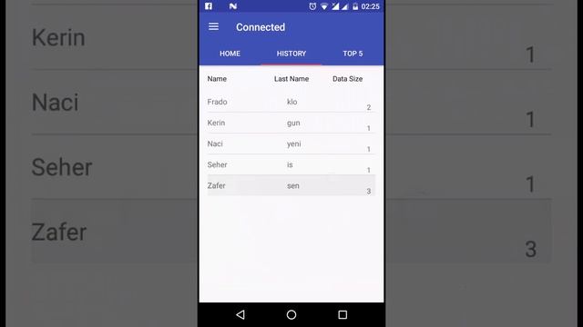 Android TCP-Ip Receiving Data And to graphically send e-mail the data as a CSV file