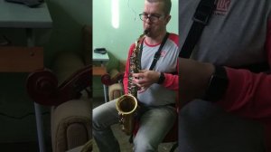 vintage alto saxophone B&S blue label made in Germany