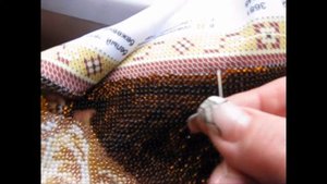 Видеоурок Процесс Вышивки Иконы Бисером