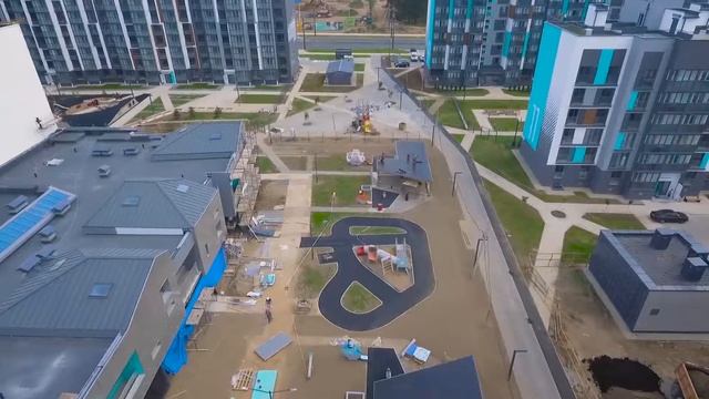 Видеоотчет о ходе строительства Соснового квартала в Новой Боровой Август 2018 часть 1 смотреть онлайн