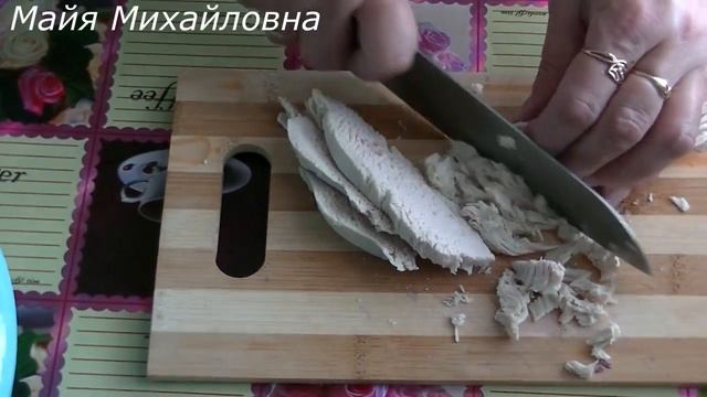 Оригинальный салат с синей капусты с майонезом. смотреть онлайн