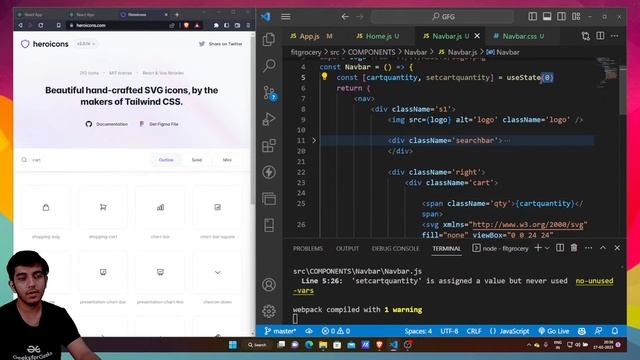 React JS Project Building: Project Intro - Grocery Store | E-commerce Site | GeeksforGeeks
