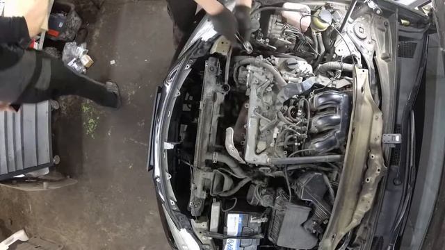 Замена шкива генератора toyota camry 3.5 2grfe