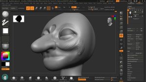 Тизер курса по созданию персонажа в Zbrush для новичков