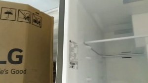 Распаковка — Холодильник с морозильником LG DoorCooling+