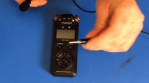 Using an External Microphone With a TASCAM DR-05X