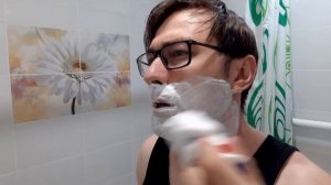 Обзор бритья: помазок Yaqi R1734 синтетика фибра. Т образный станок  Fatip Retro Nickel