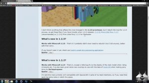 Minecraft 1.2.5 - How To Install The Mine Little Pony Mod