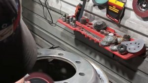 Полировка до блеска грузовых дисков