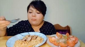 Мукбанг Плов ?/Mukbang Pilaf/肉飯抓飯