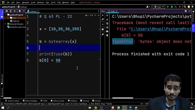 Mastering Python Byte Array | Complete Python Course in Hindi #91